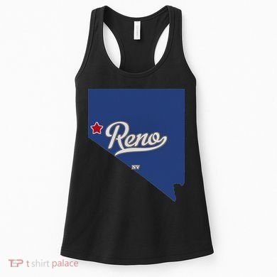 Reno Nevada NV Map Women's Tank Top