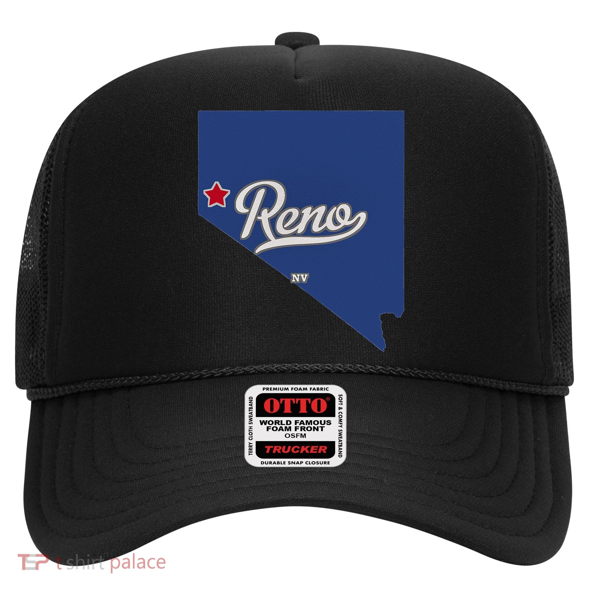 Reno Nevada NV Map Hat
