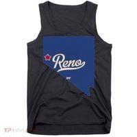 Reno Nevada NV Map Tank Top thumb 0