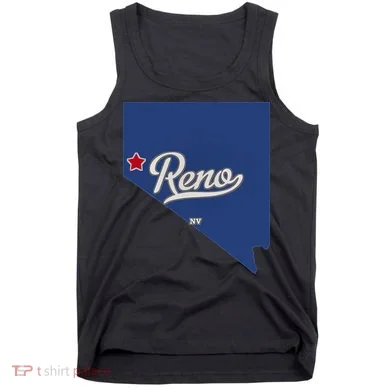 Reno Nevada NV Map Tank Top