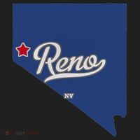 Reno Nevada NV Map Golf Towel thumb 3