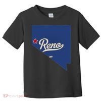 Reno Nevada NV Map Toddler T-Shirt thumb 0