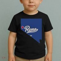 Reno Nevada NV Map Toddler T-Shirt thumb 2