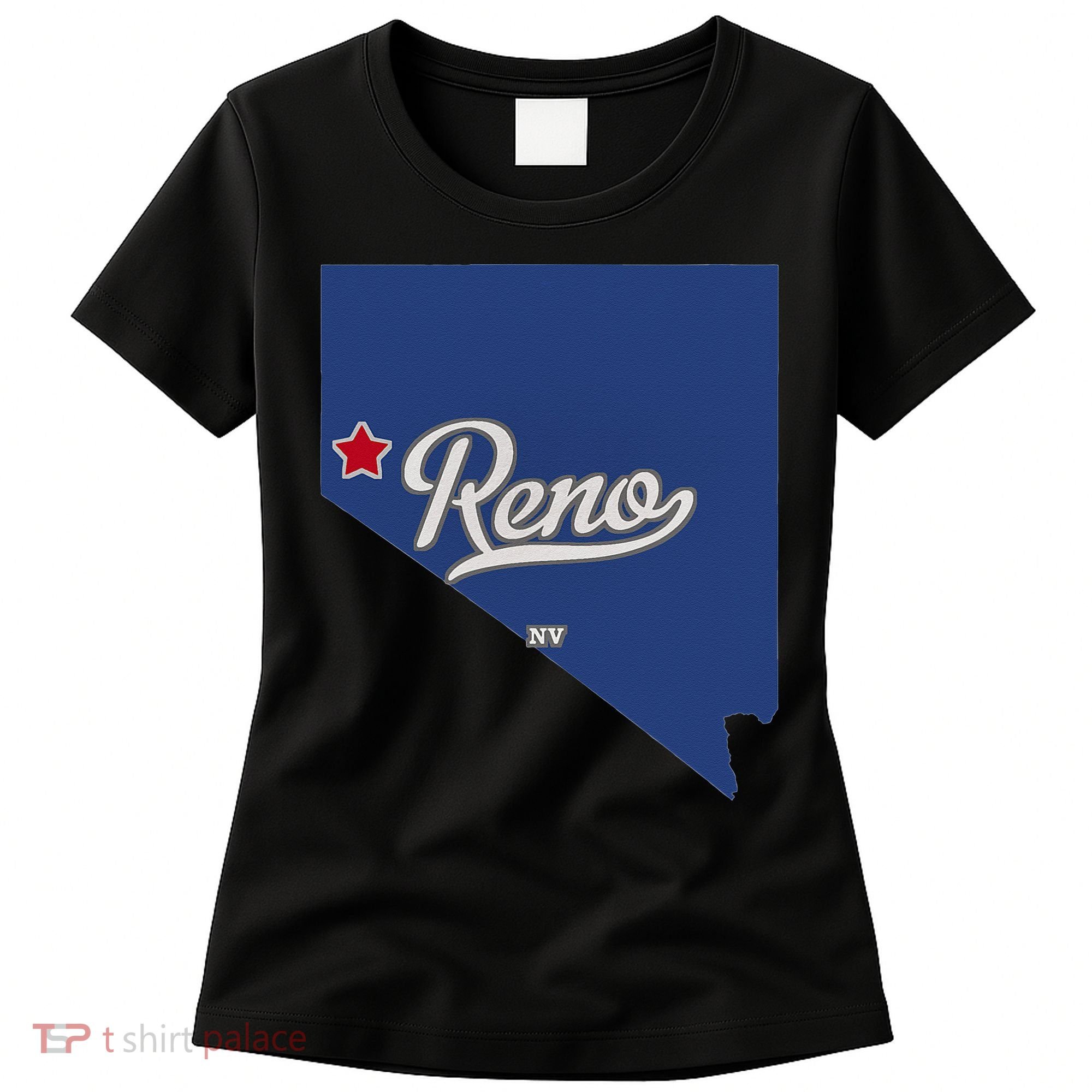 Reno Nevada NV Map Women's T-Shirt