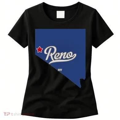Reno Nevada NV Map Women's T-Shirt