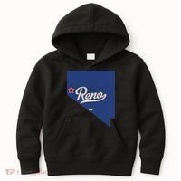 Reno Nevada NV Map Kids Hoodie thumb 0
