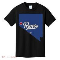 Reno Nevada NV Map Kids T-Shirt thumb 0