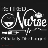 Retired Nurse Officially Discharged Retirement Party Gift Women's Hoodie thumb 2