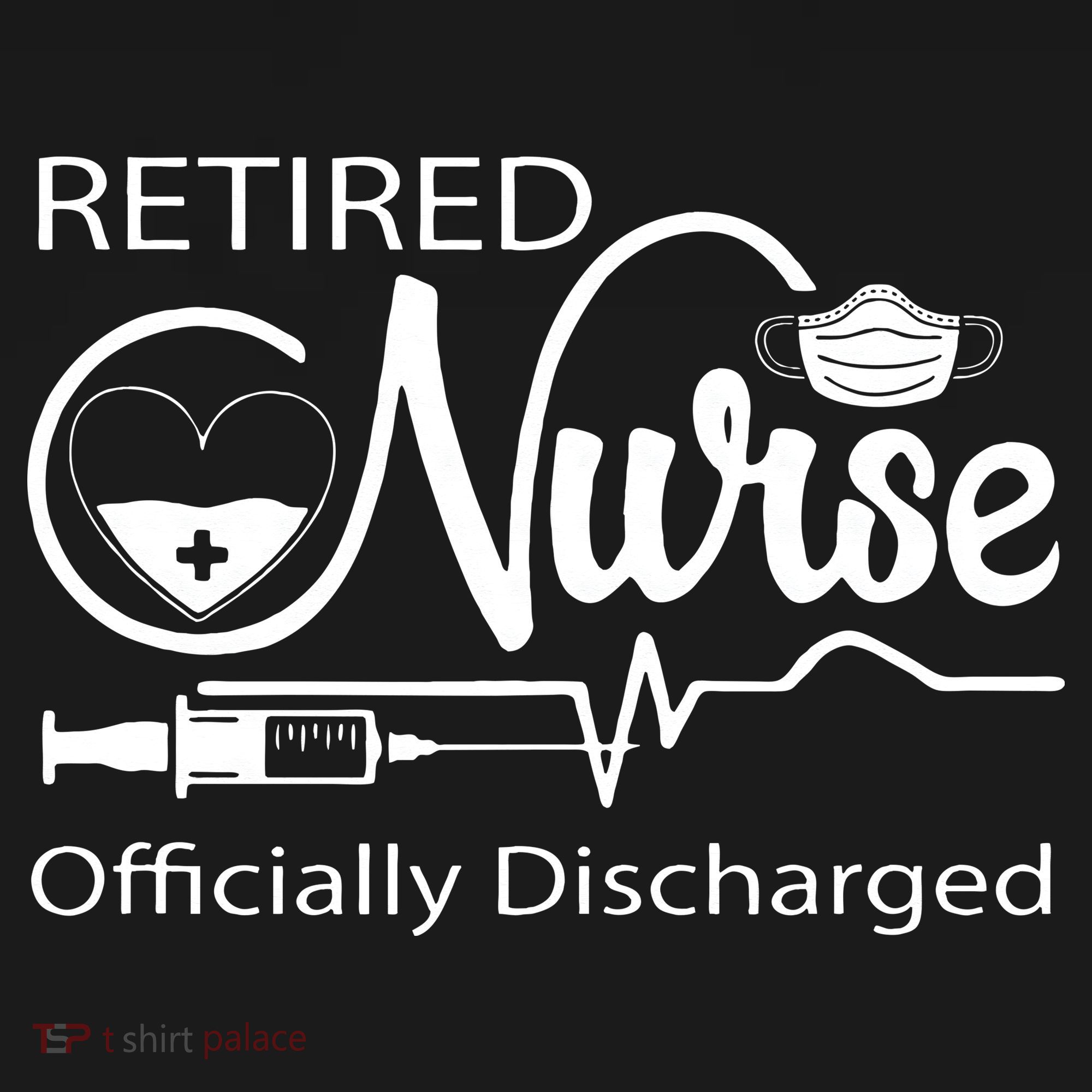 Retired Nurse Officially Discharged Retirement Party Gift Women's Hoodie