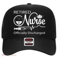 Retired Nurse Officially Discharged Retirement Party Gift Hat thumb 0
