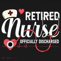 Retired Nurse Officially Discharged Retirement Party Gift Ornament thumb 1
