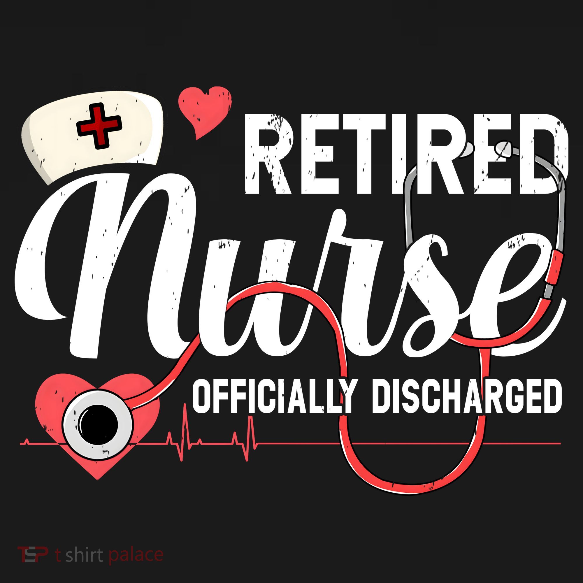 Retired Nurse Officially Discharged Retirement Party Gift Ornament