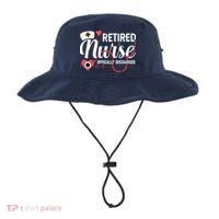 Retired Nurse Officially Discharged Retirement Party Gift Bucket Hat thumb 0