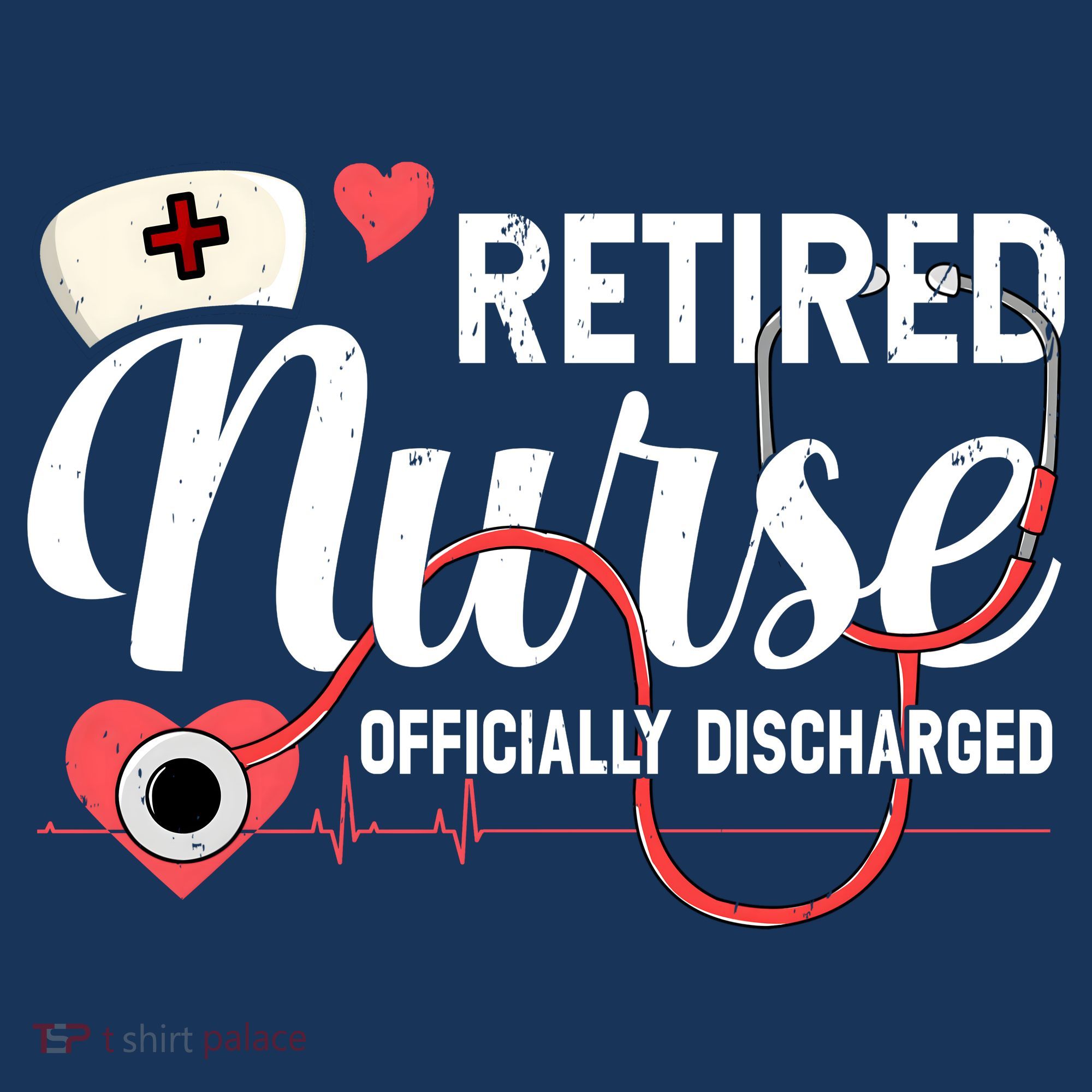 Retired Nurse Officially Discharged Retirement Party Gift Women's Hoodie