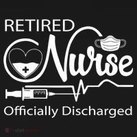 Retired Nurse Officially Discharged Retirement Party Gift Women's Hoodie thumb 2