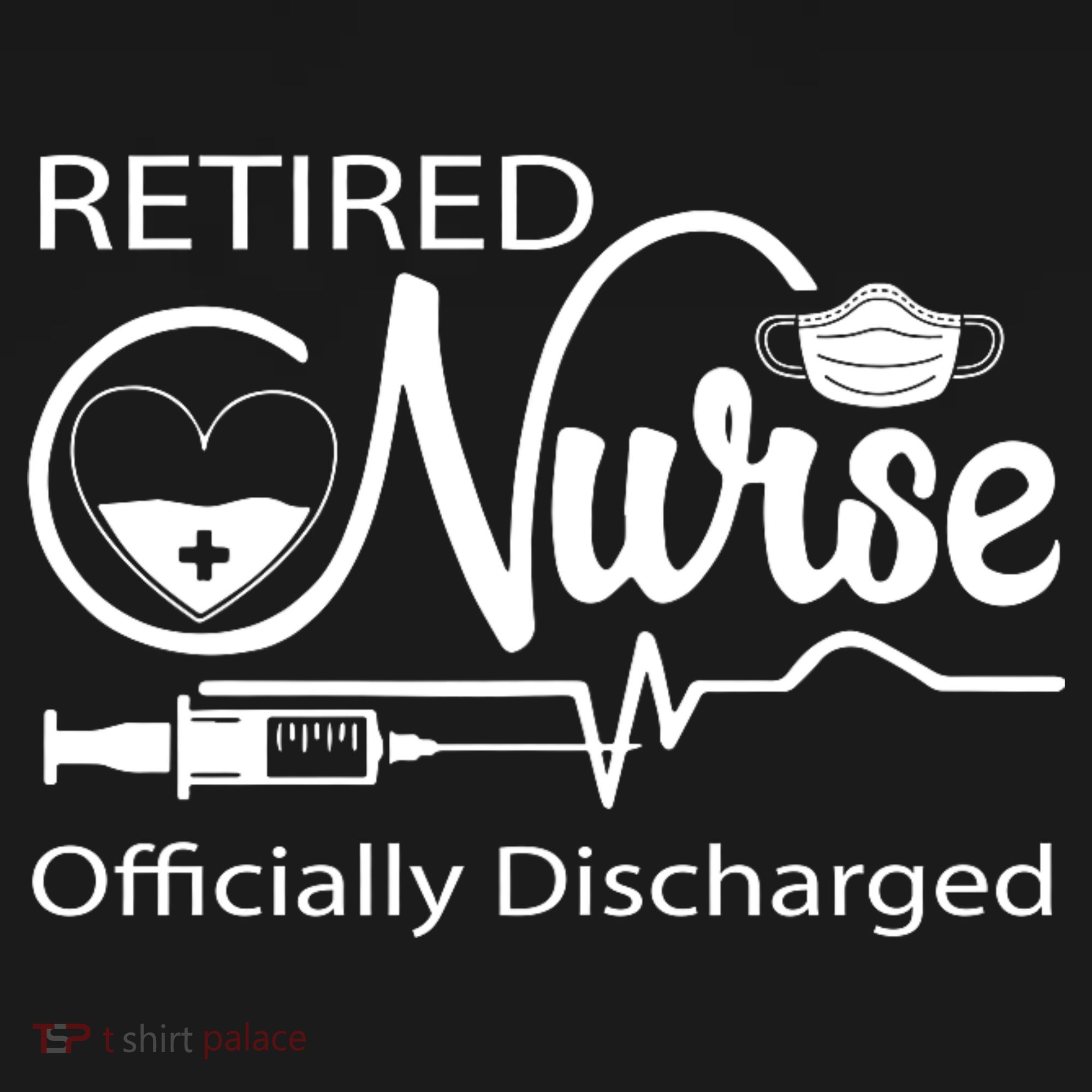 Retired Nurse Officially Discharged Retirement Party Gift Tote Bag