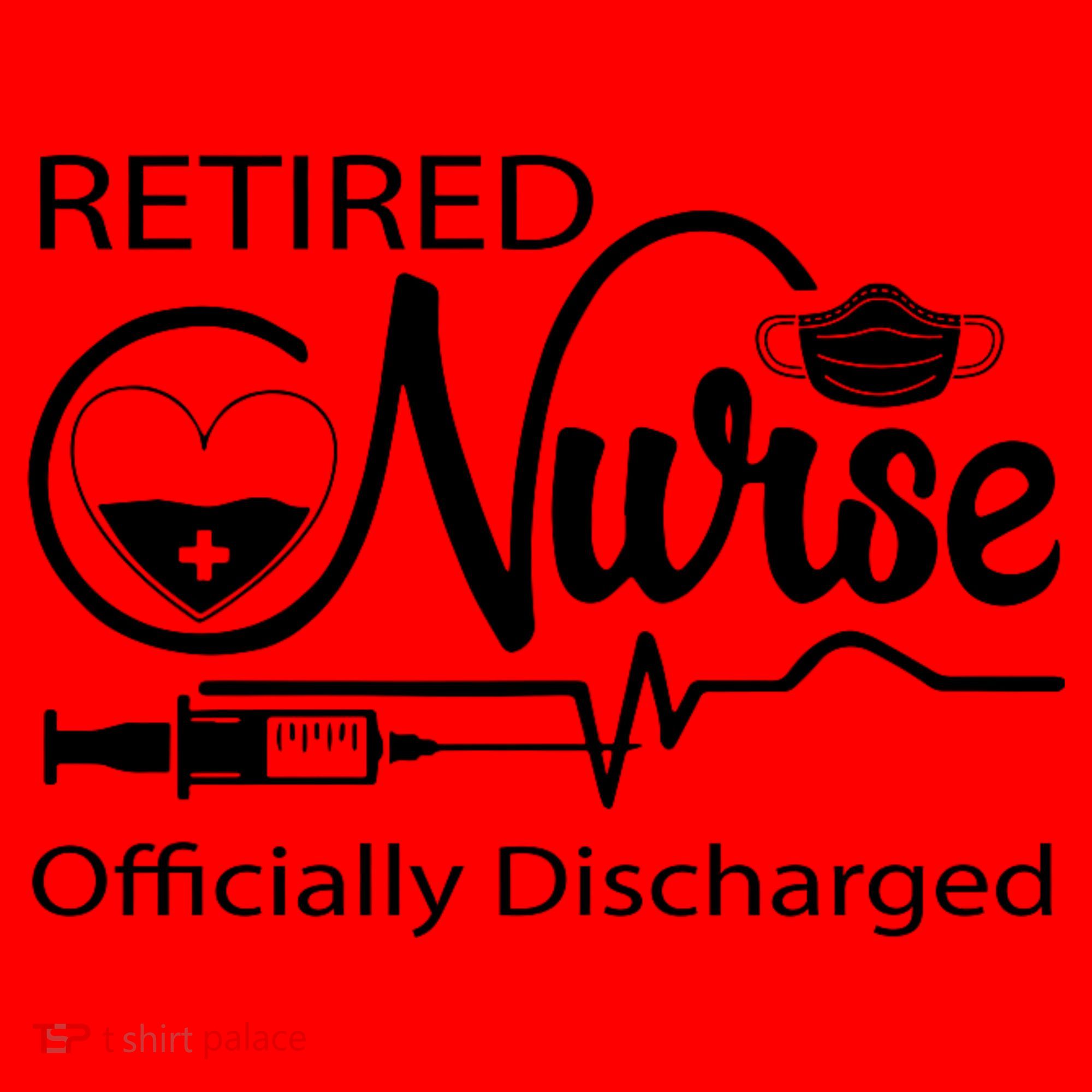 Retired Nurse Officially Discharged Retirement Party Gift Santa Hat