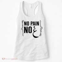 Ramadan No Pain No Gain Adult Muslim Arabic Letters Gym Love Women's Tank Top thumb 0