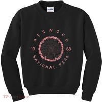 Redwood National Park Redwood Forest Us Parks Kids Sweatshirt thumb 0