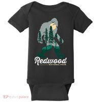 Redwood National Park Camping Bigfoot National Park Baby Bodysuit thumb 0
