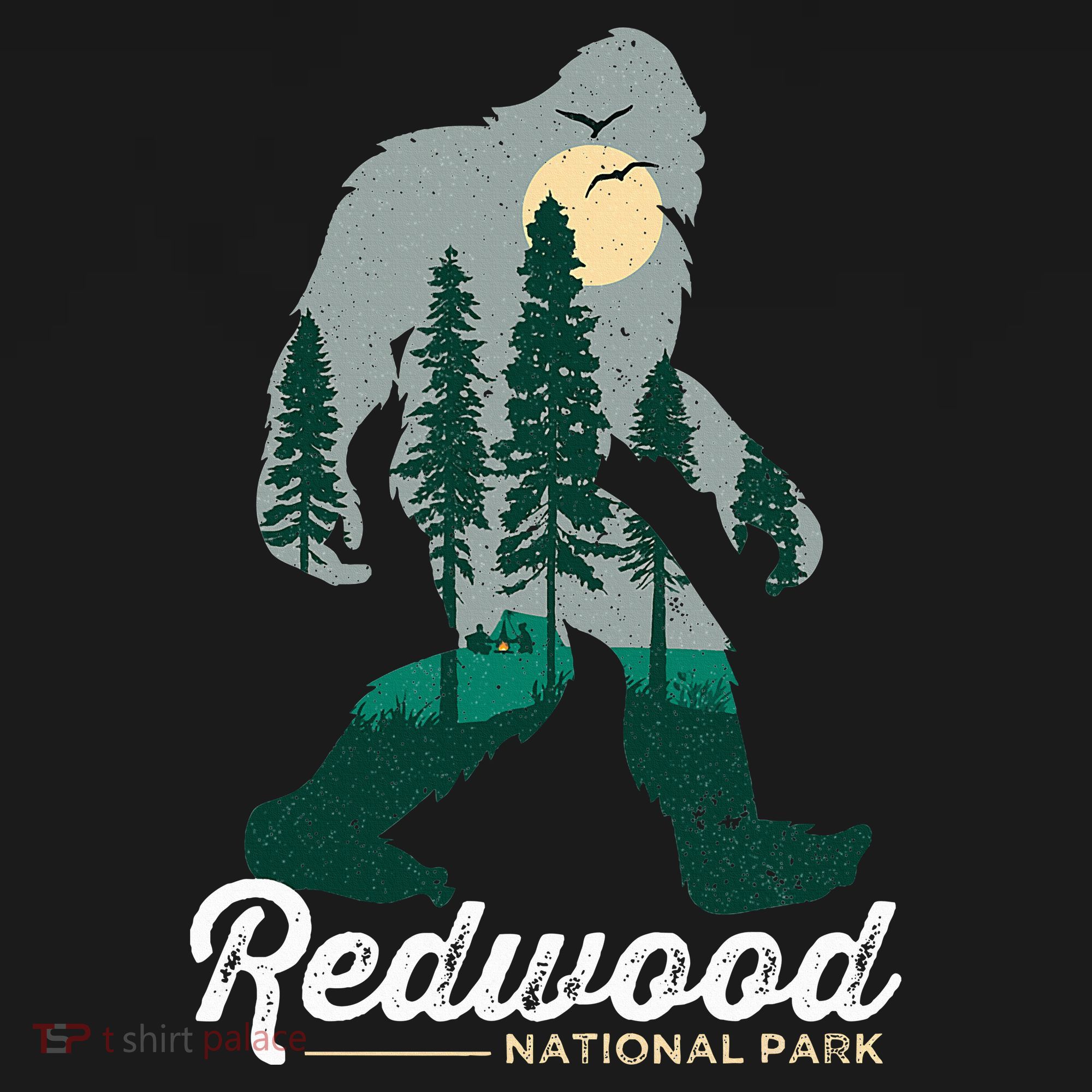 Redwood National Park Camping Bigfoot National Park Baby Bodysuit