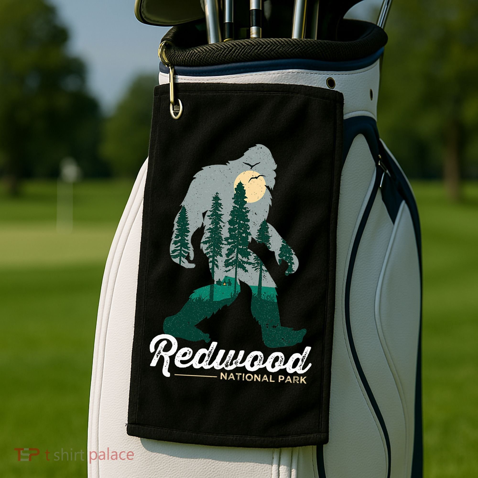 Redwood National Park Camping Bigfoot National Park Golf Towel