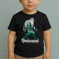 Redwood National Park Camping Bigfoot National Park Toddler T-Shirt thumb 2