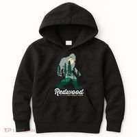 Redwood National Park Camping Bigfoot National Park Kids Hoodie thumb 0