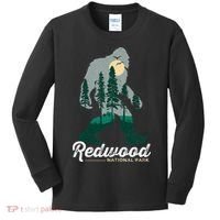 Redwood National Park Camping Bigfoot National Park Kids Long Sleeve Shirt thumb 0