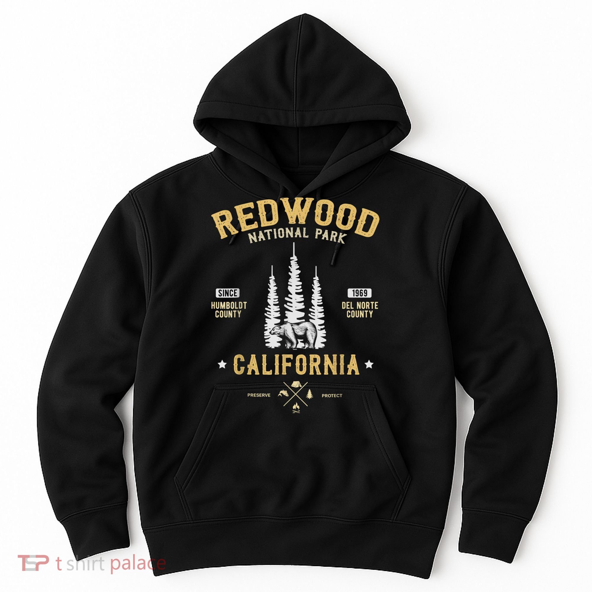 Redwood National Park , Redwood Forest US Nationalpark Hoodie