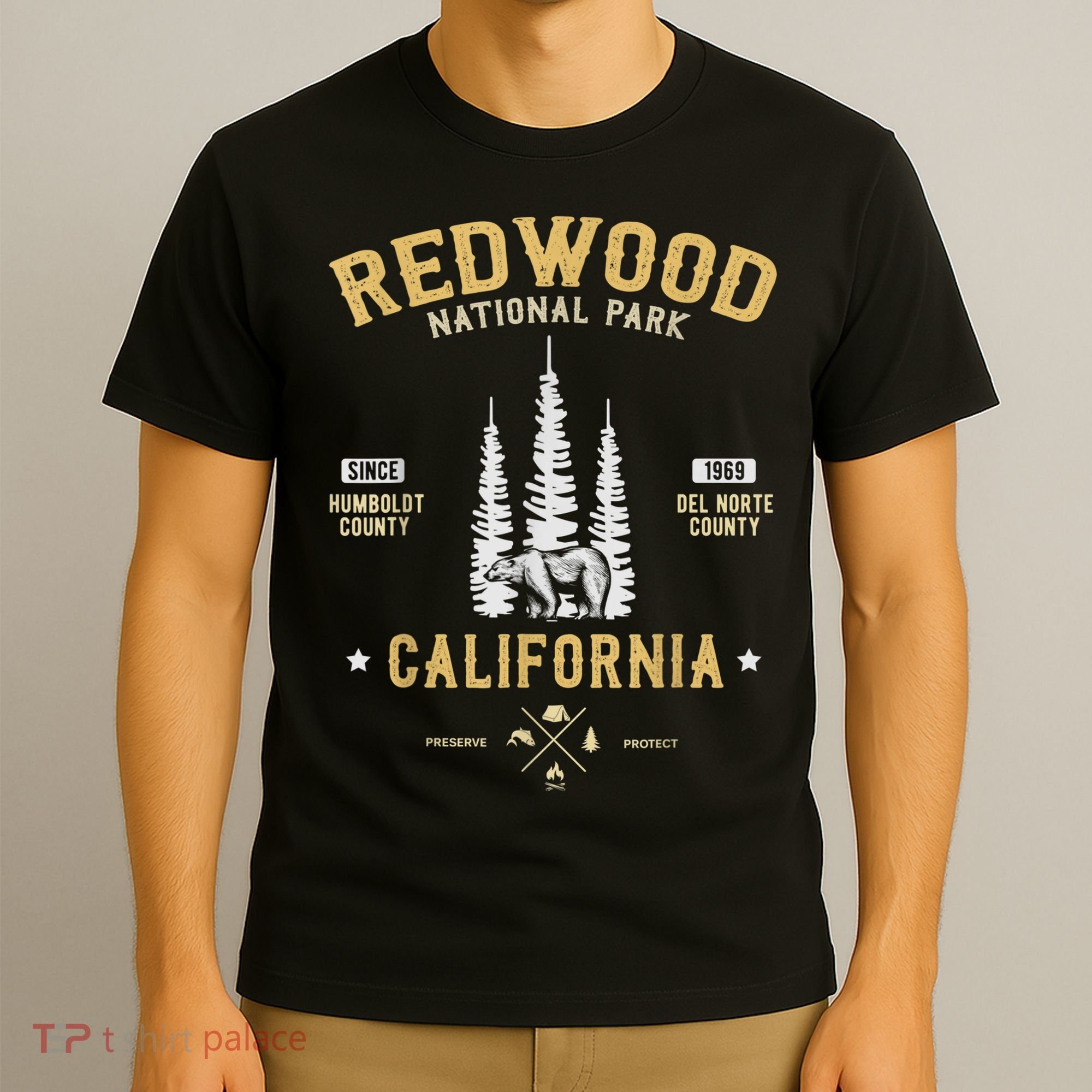 Redwood National Park , Redwood Forest US Nationalpark T-Shirt