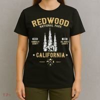 Redwood National Park , Redwood Forest US Nationalpark T-Shirt thumb 4