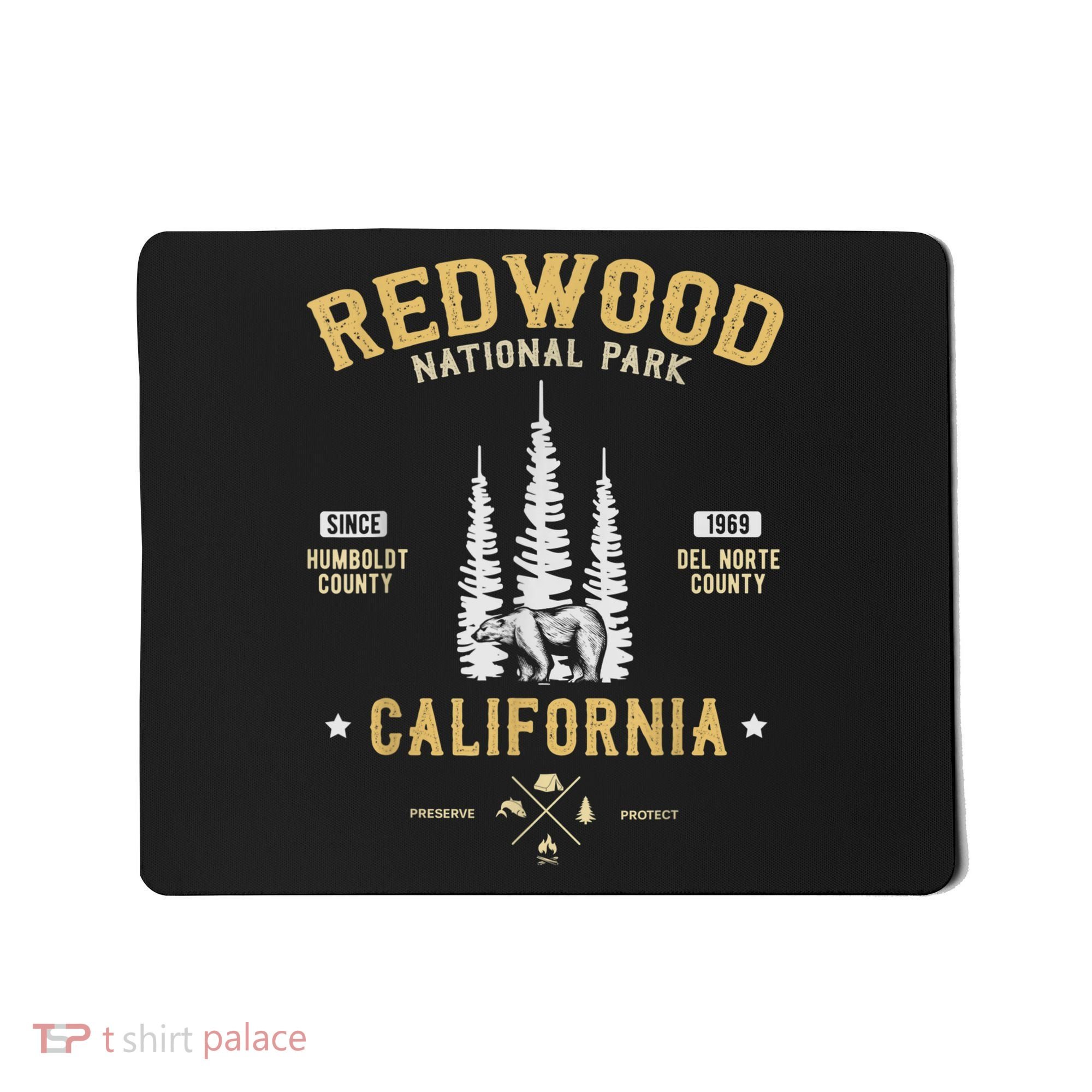Redwood National Park , Redwood Forest US Nationalpark Mousepad