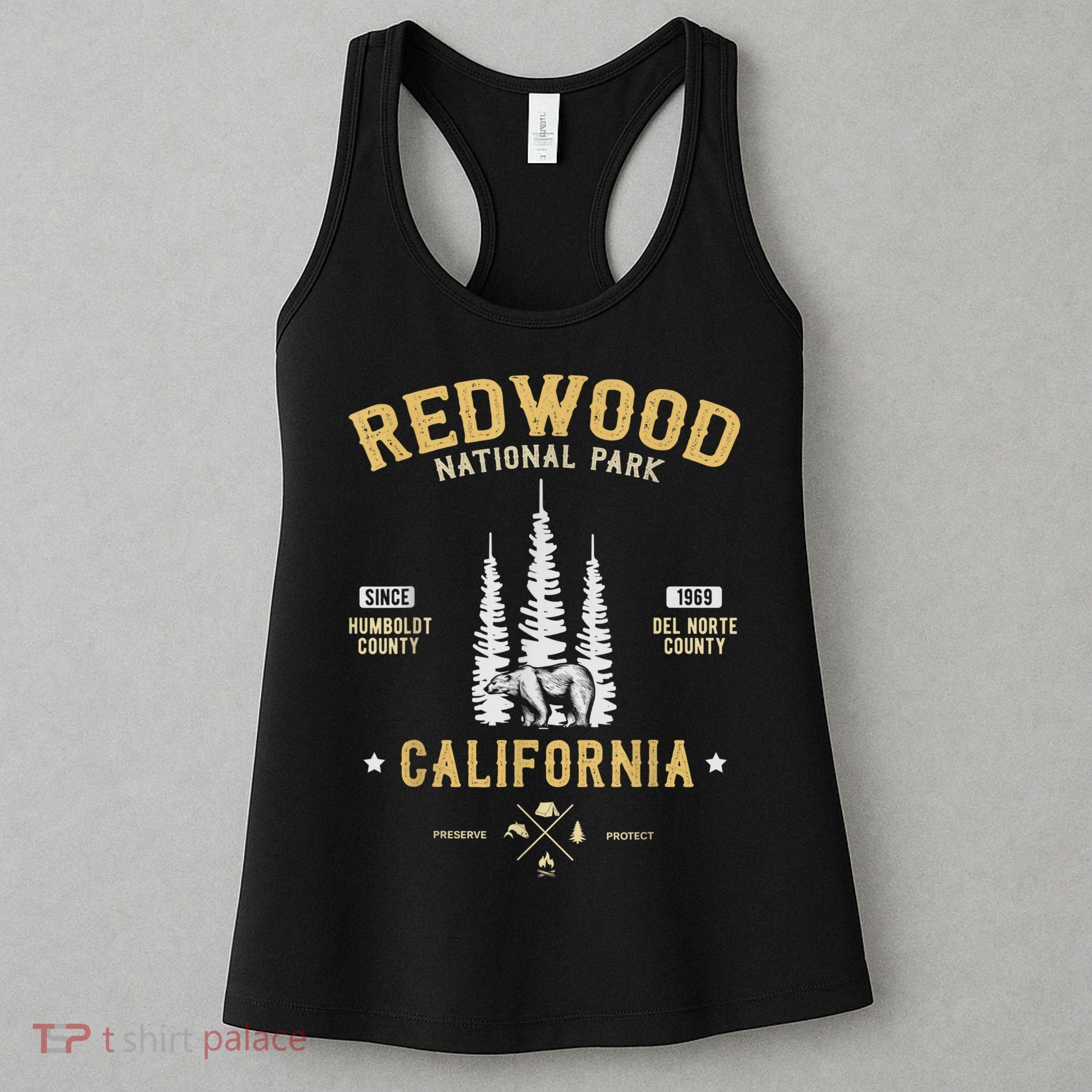 Redwood National Park , Redwood Forest US Nationalpark Women's Tank Top