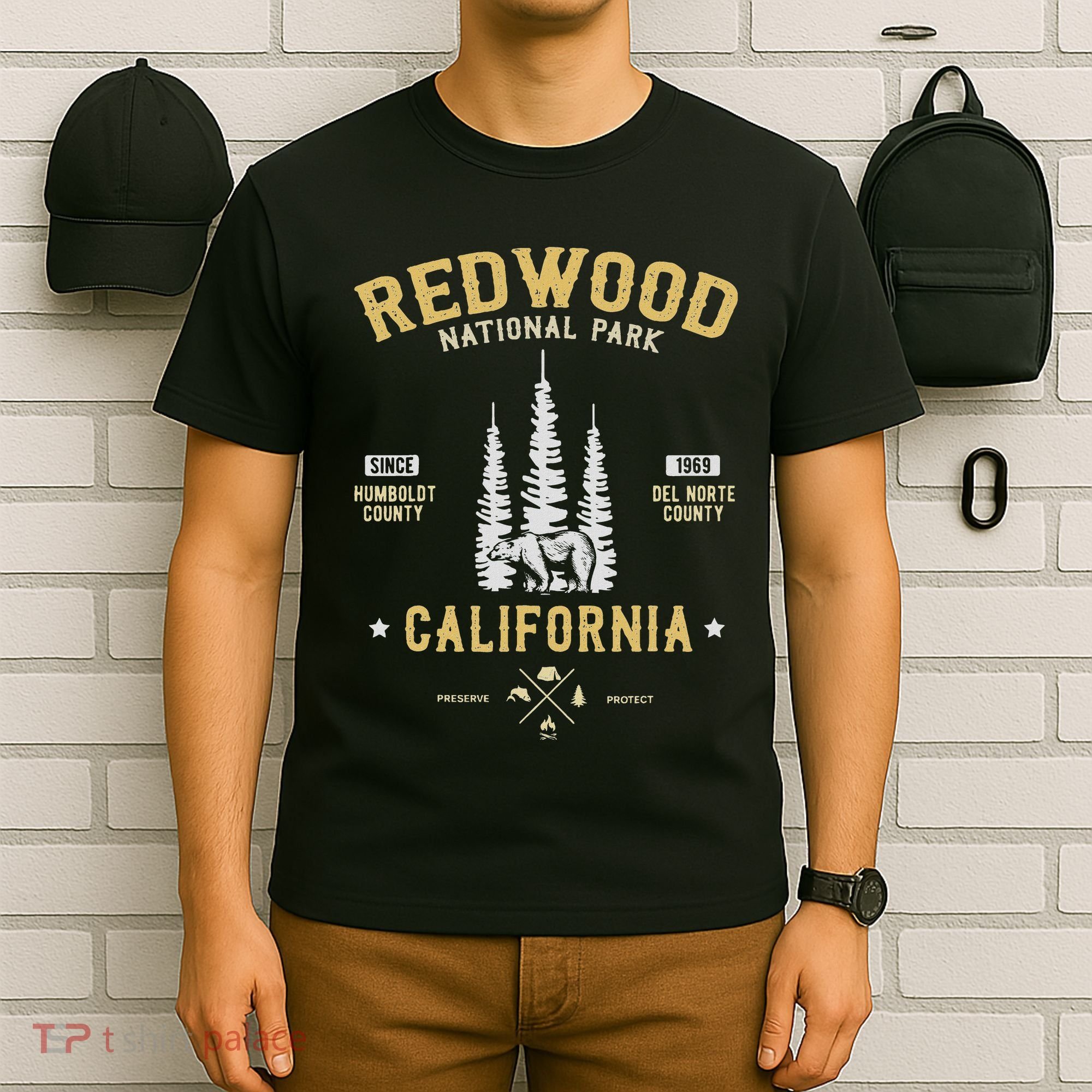Redwood National Park  Redwood Forest Us Nationalpark T-Shirt