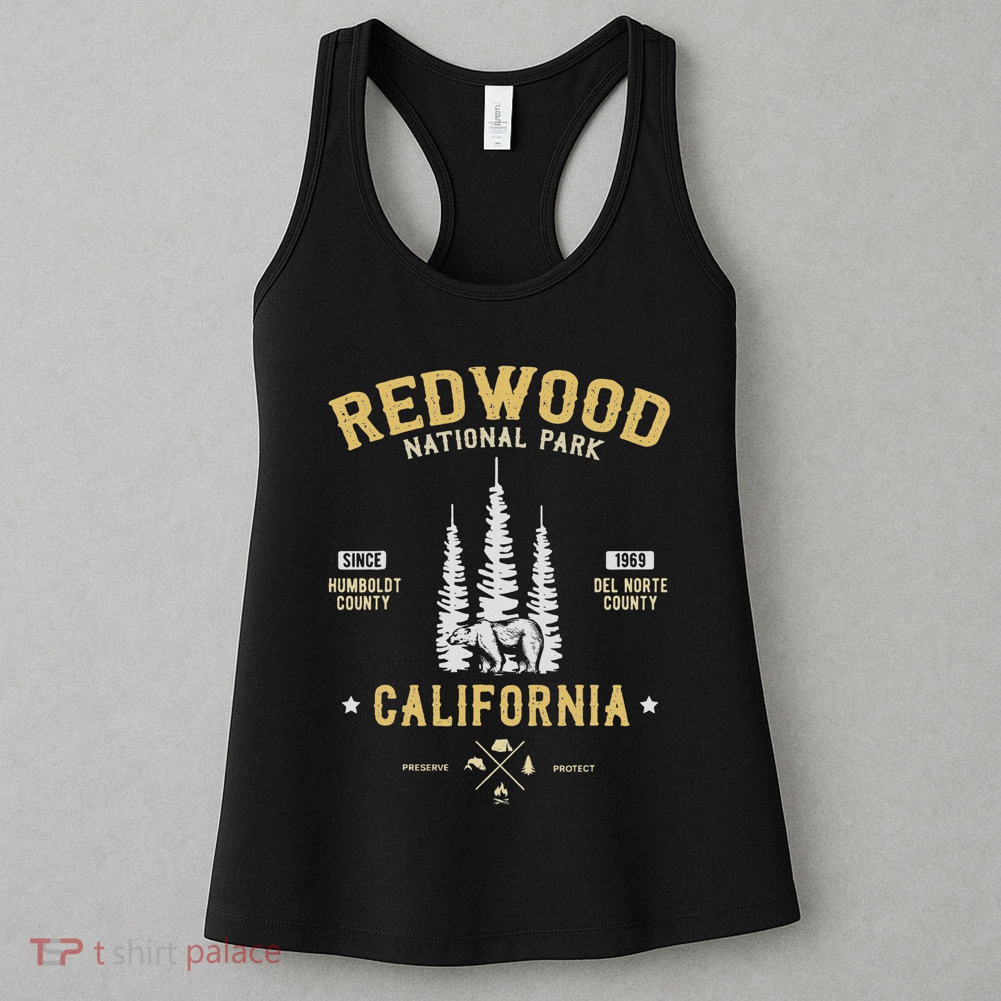 Redwood National Park  Redwood Forest Us Nationalpark Women's Tank Top