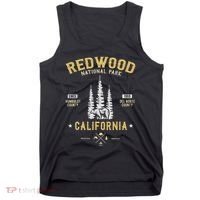 Redwood National Park  Redwood Forest Us Nationalpark Tank Top thumb 0