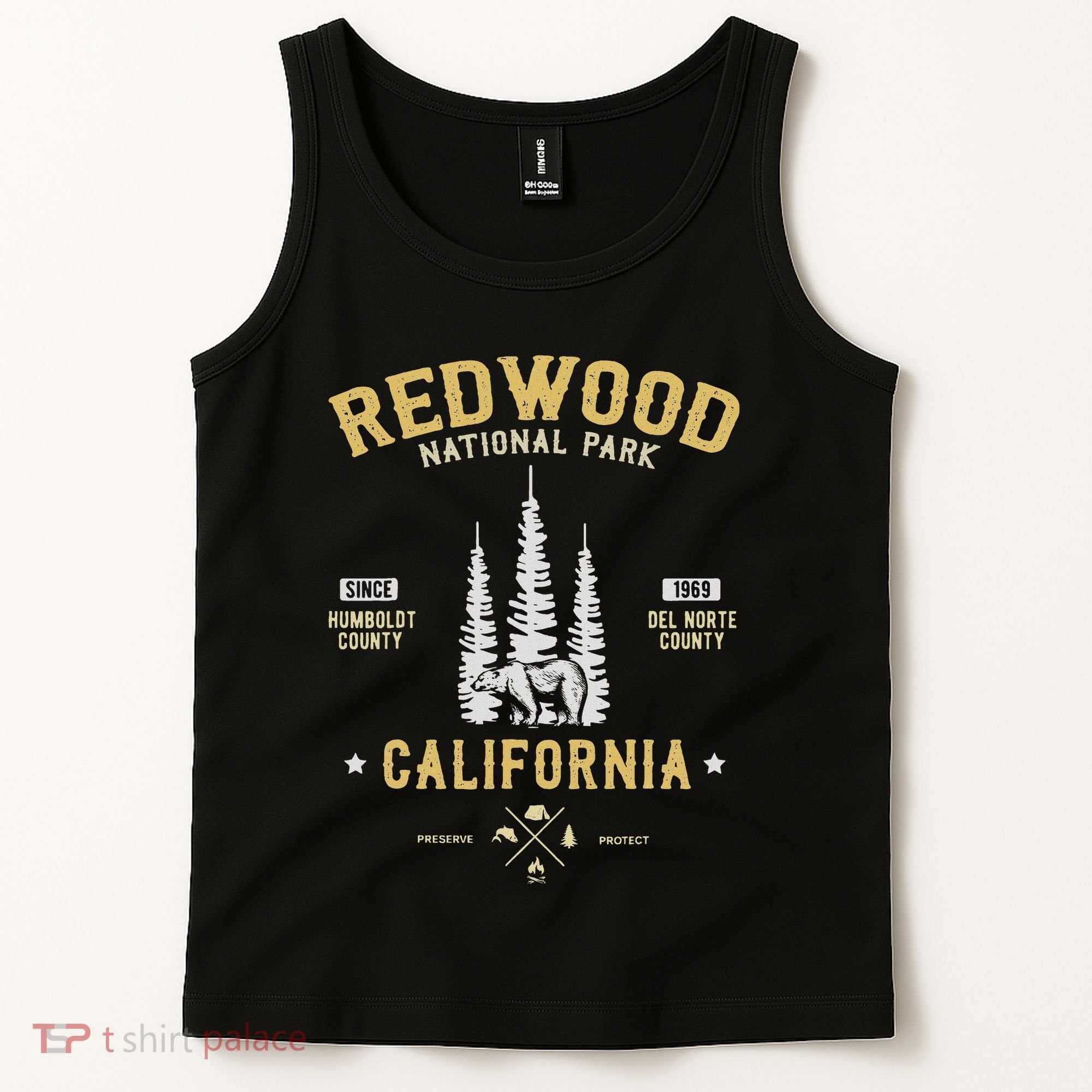 Redwood National Park  Redwood Forest Us Nationalpark Tank Top