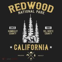 Redwood National Park  Redwood Forest Us Nationalpark Golf Towel thumb 3