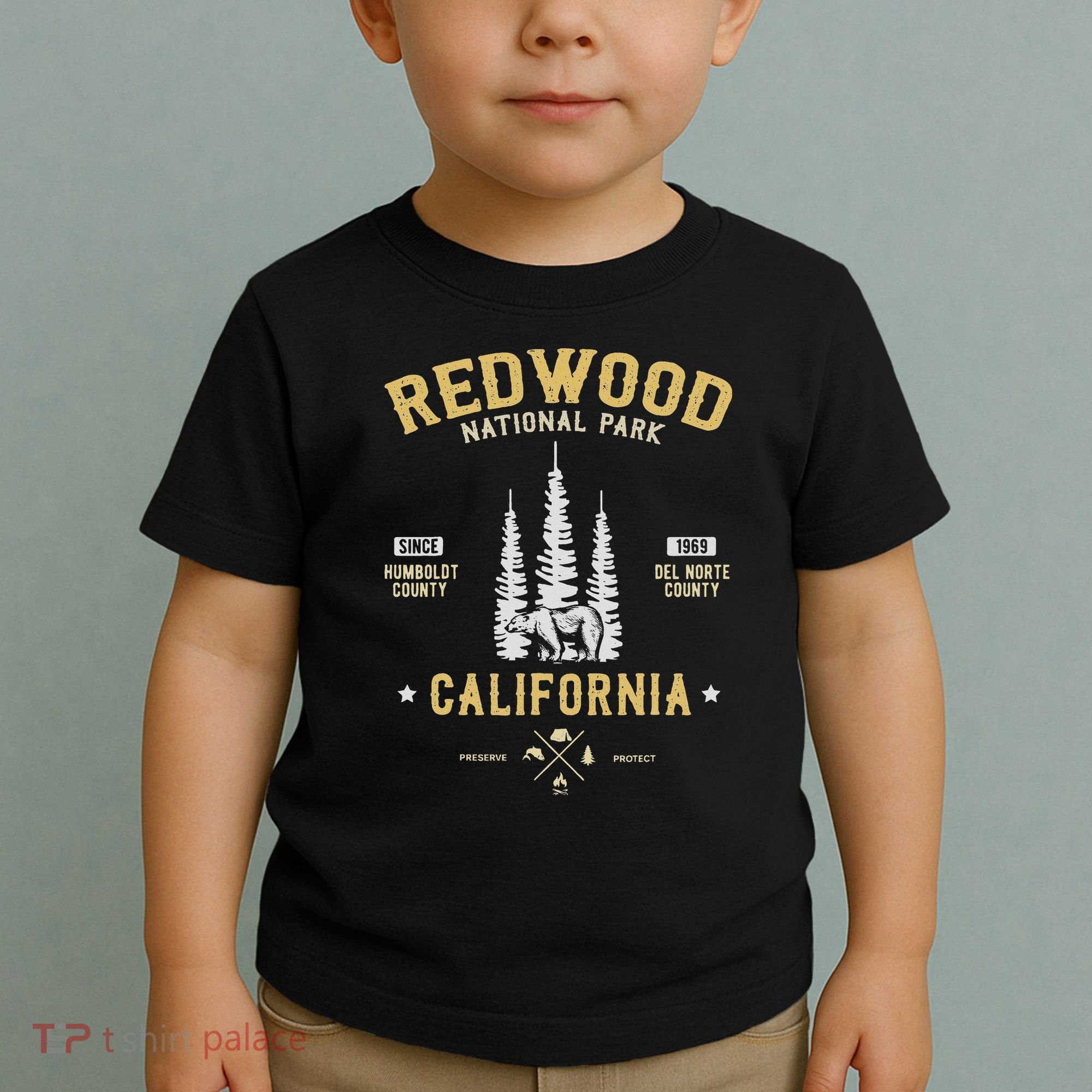 Redwood National Park  Redwood Forest Us Nationalpark Toddler T-Shirt