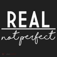 Real Not Perfect Positive Quote Beanie thumb 2