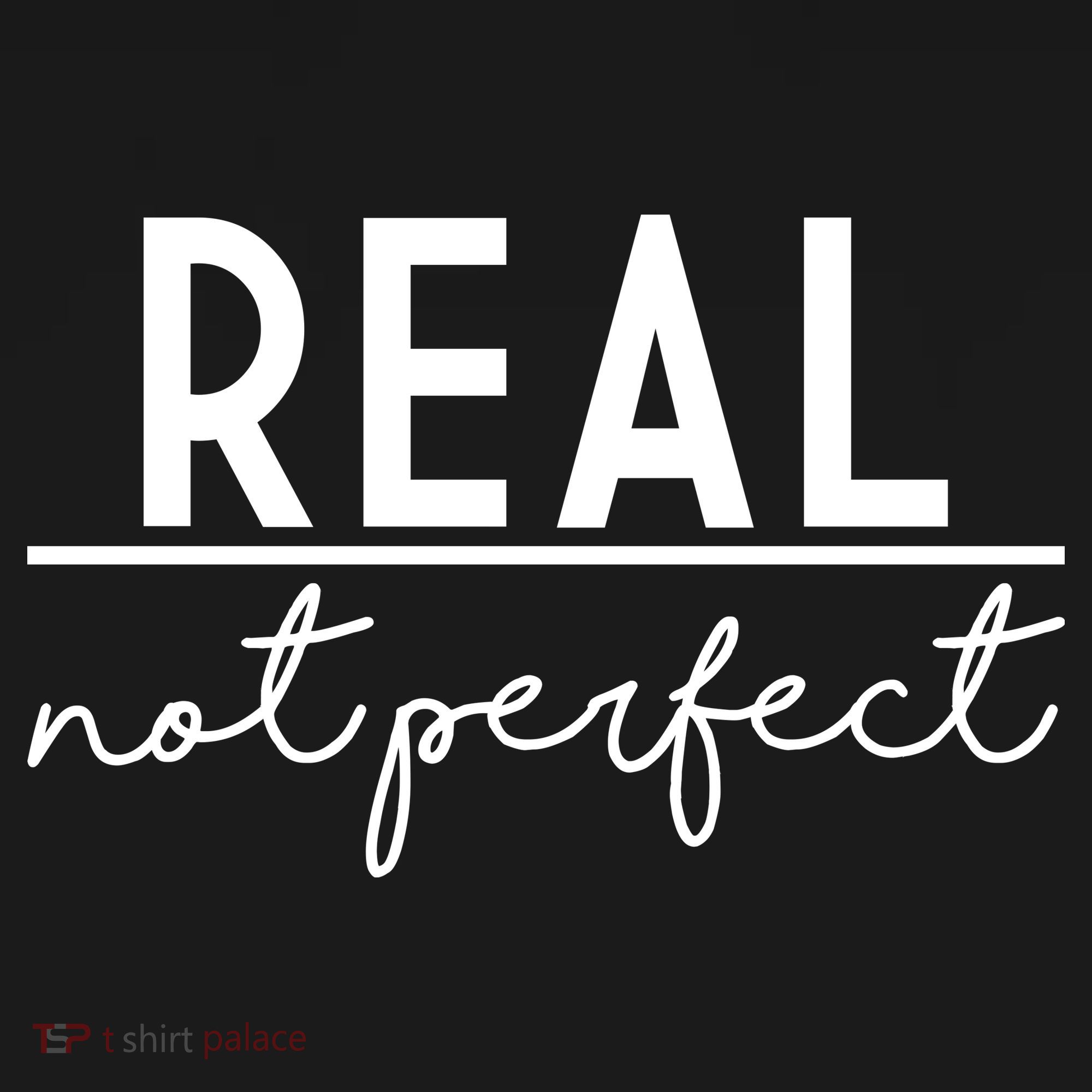 Real Not Perfect Positive Quote Ornament