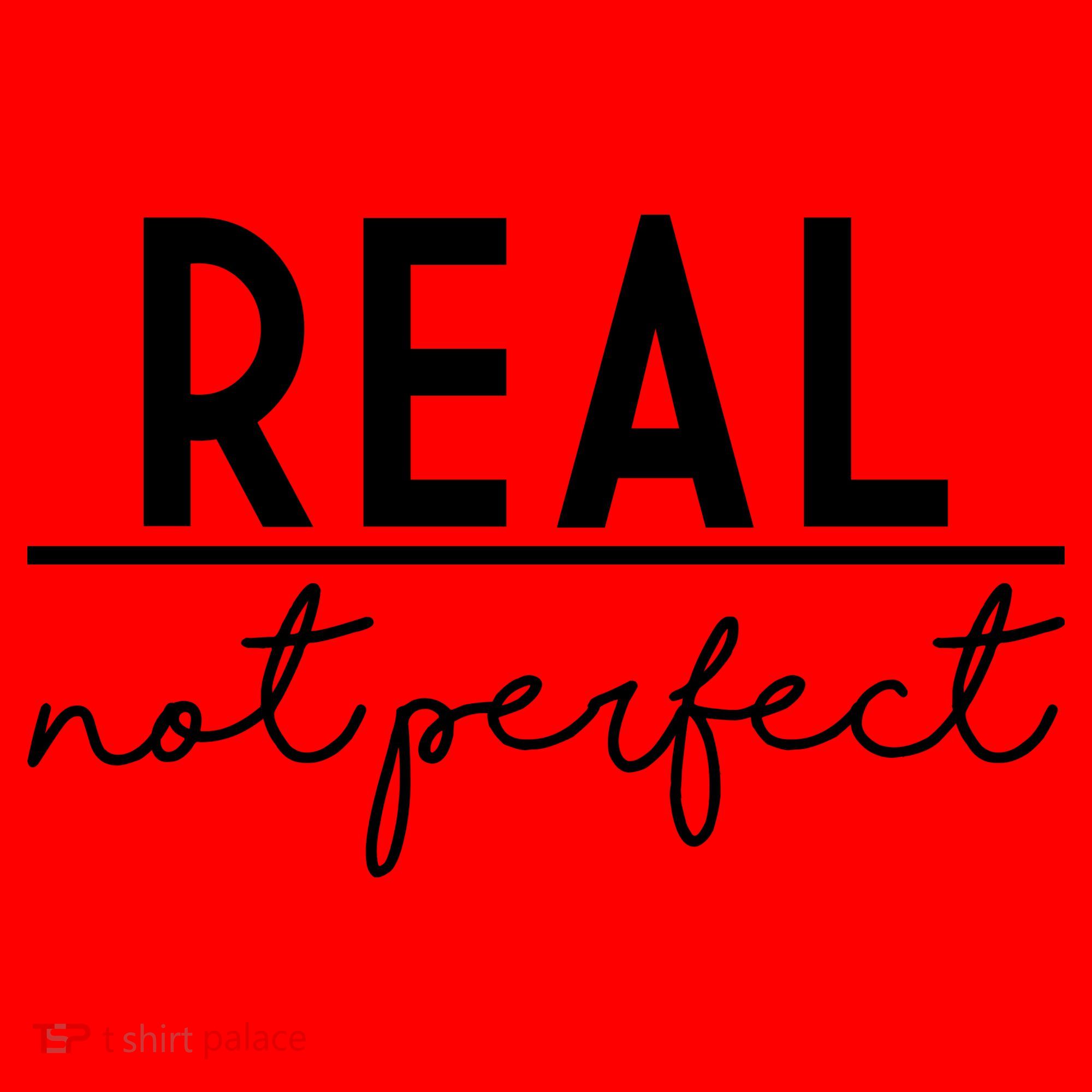 Real Not Perfect Positive Quote Santa Hat