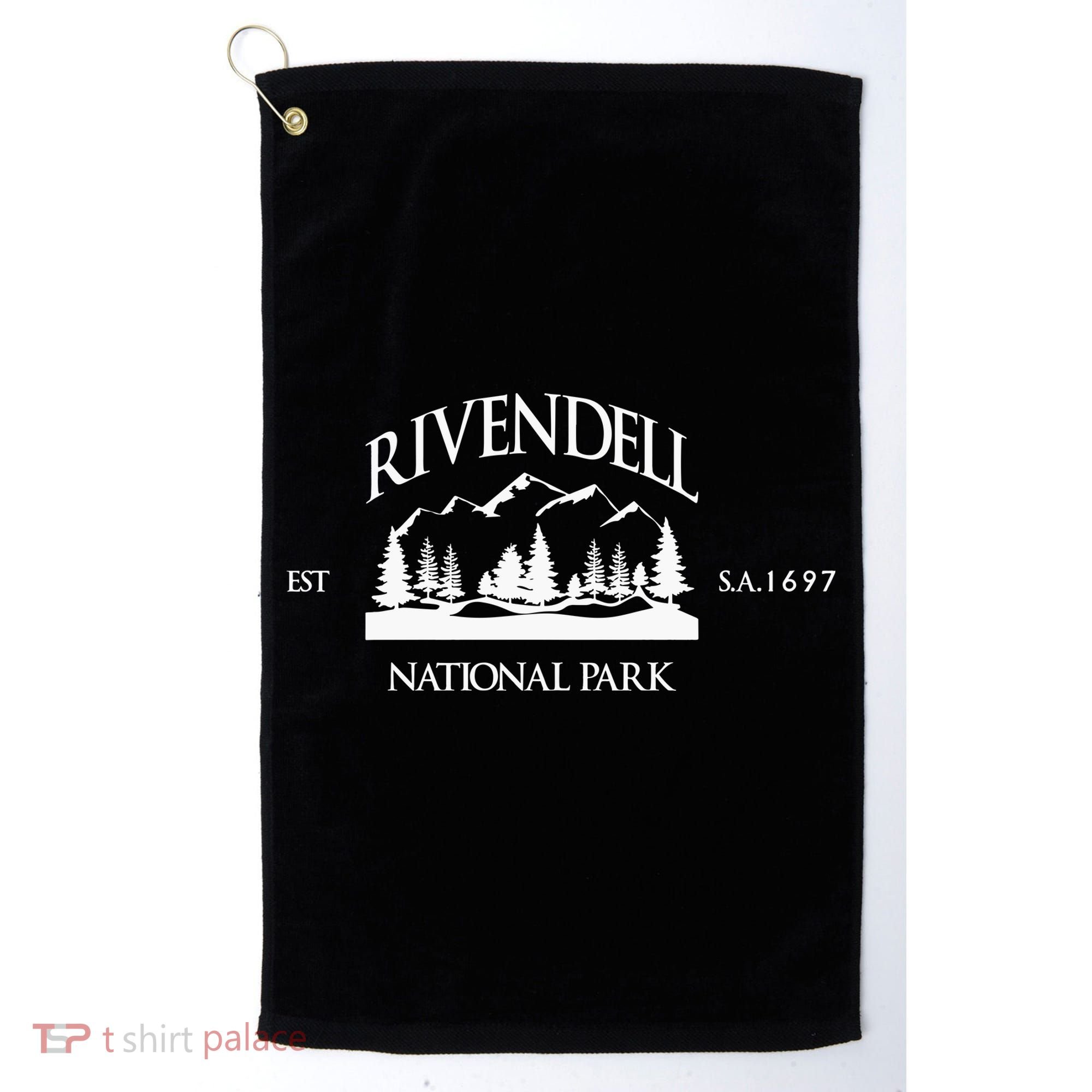 Rivendell National Park Lotr Golf Towel