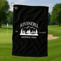 Rivendell National Park Lotr Golf Towel thumb 1