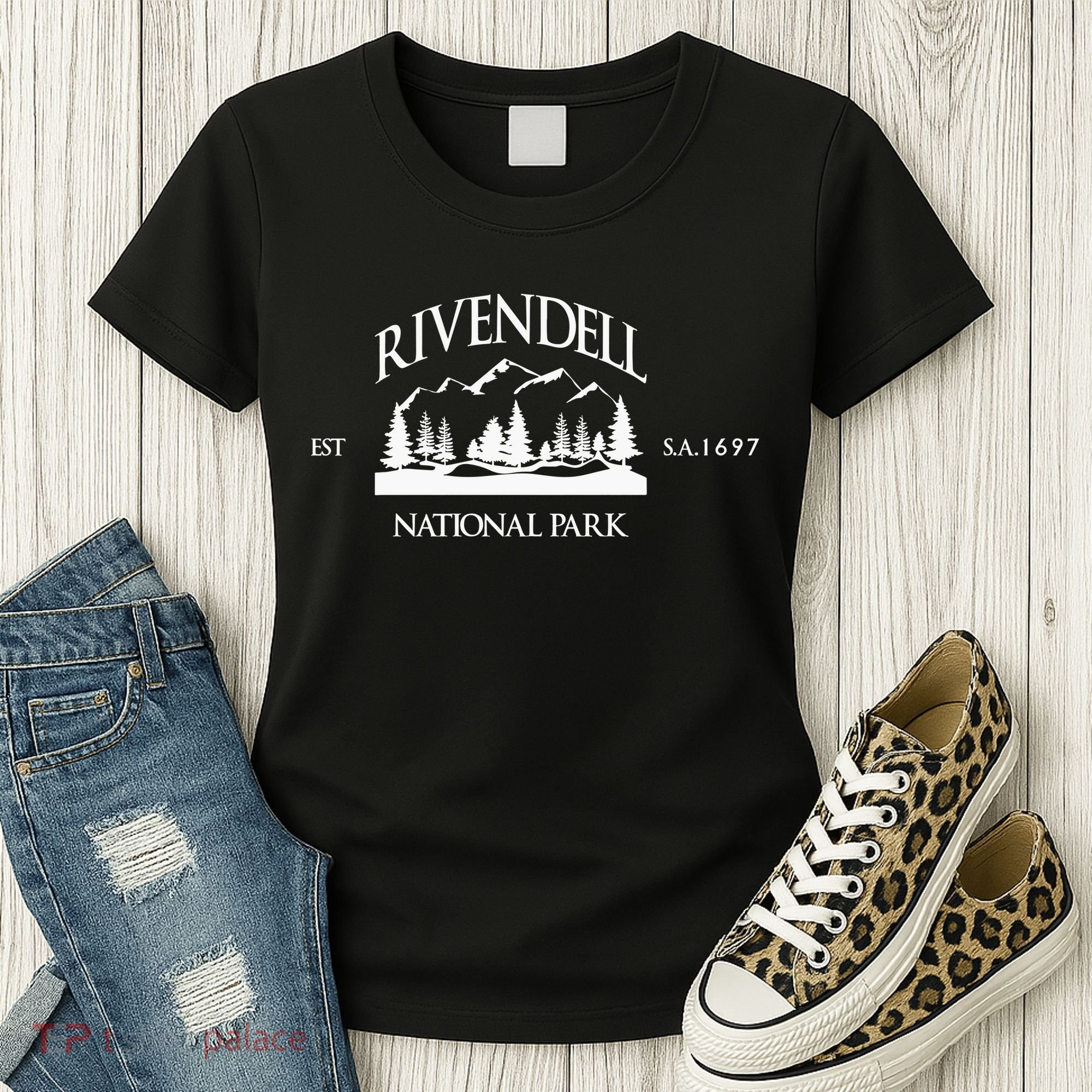 Rivendell National Park Lotr Women's T-Shirt