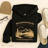 Redwood National Park Hiking Camping Hoodie thumb 4