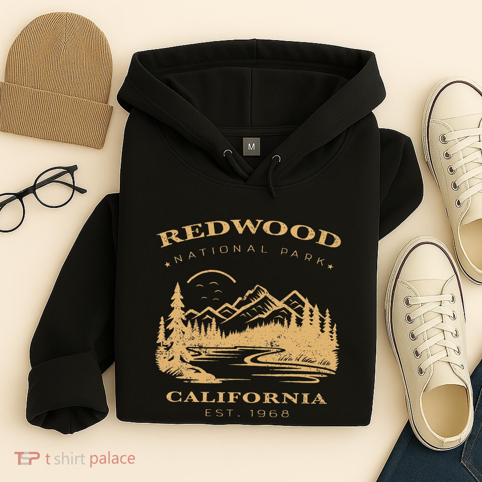 Redwood National Park Hiking Camping Hoodie