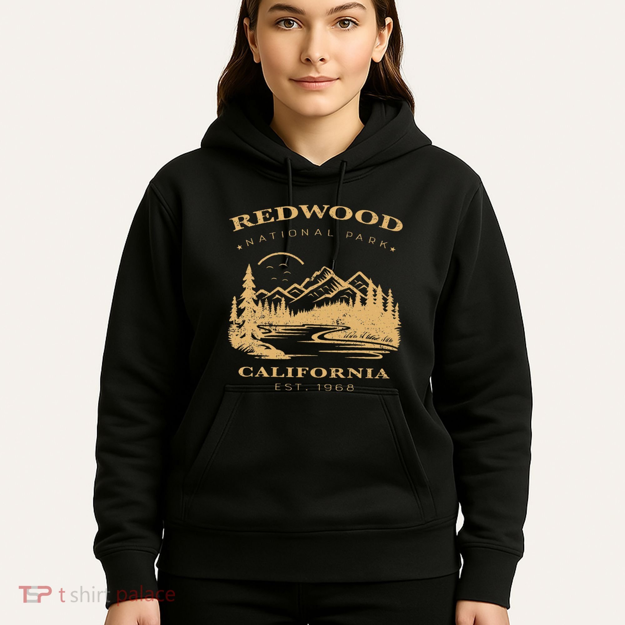 Redwood National Park Hiking Camping Hoodie