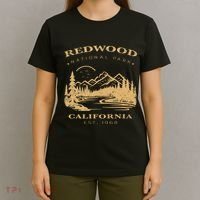 Redwood National Park Hiking Camping T-Shirt thumb 4